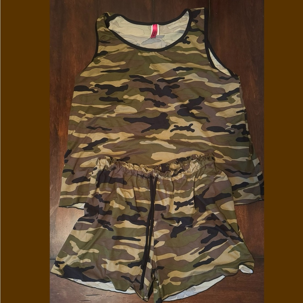 Colada Co Camo Pajama Set XL